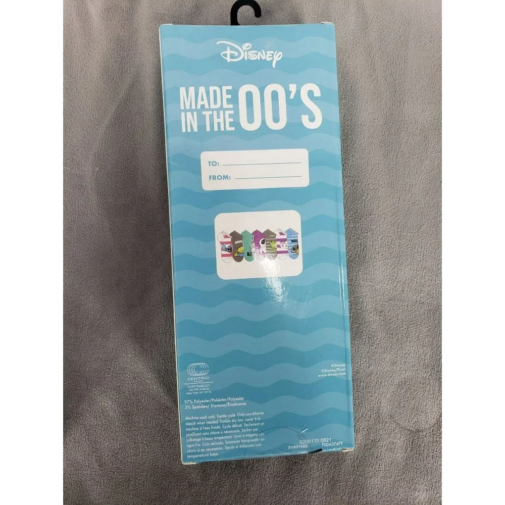 Disney 7 Pairs No Show Socks‎ Shoe Size 4-10